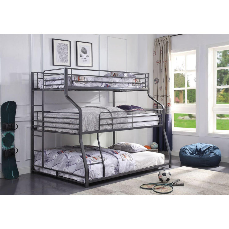 Acme Furniture Caius II 37450 Triple Bunk Bed IMAGE 2