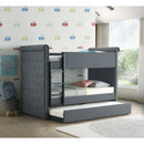 Acme Furniture Romana II 37855 Twin Over Twin Bunk Bed & Trundle - Grey IMAGE 1