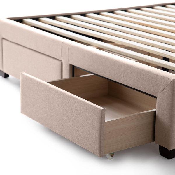 Malouf Bed Components Platform Bed Base STCKOAWATSPL IMAGE 1