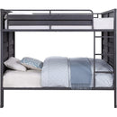 Acme Furniture Cargo 37895 Full Over Full Bunk Bed - Gunmetal IMAGE 1