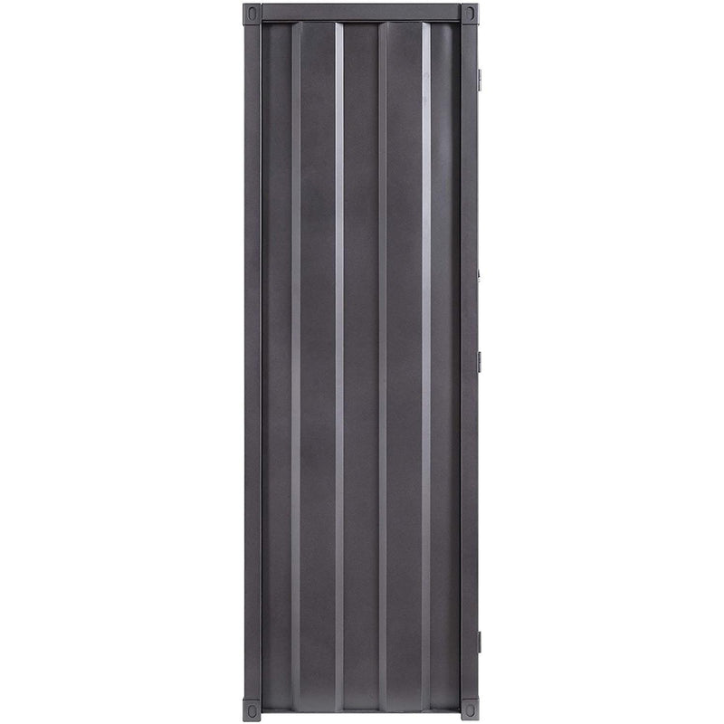 Acme Furniture Cargo 37899 Wardrobe (Double Door) - Gunmetal IMAGE 3