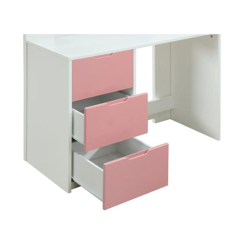 Acme Furniture Nerice 38040 Loft Bed - White & Pink IMAGE 9