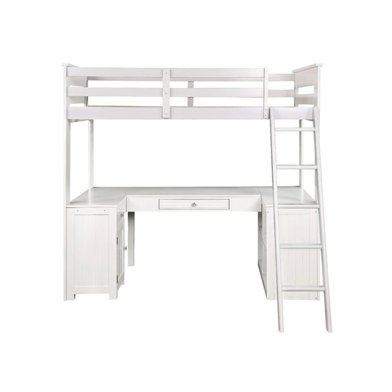 Acme Furniture Ambar 38065 Loft Bed - White IMAGE 2