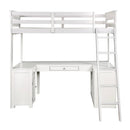 Acme Furniture Ambar 38065 Loft Bed - White IMAGE 3