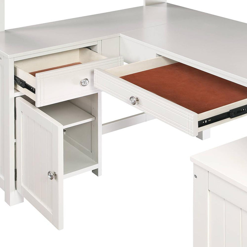 Acme Furniture Ambar 38065 Twin Loft Bed with Desk & Bookcase & Chest IMAGE 8
