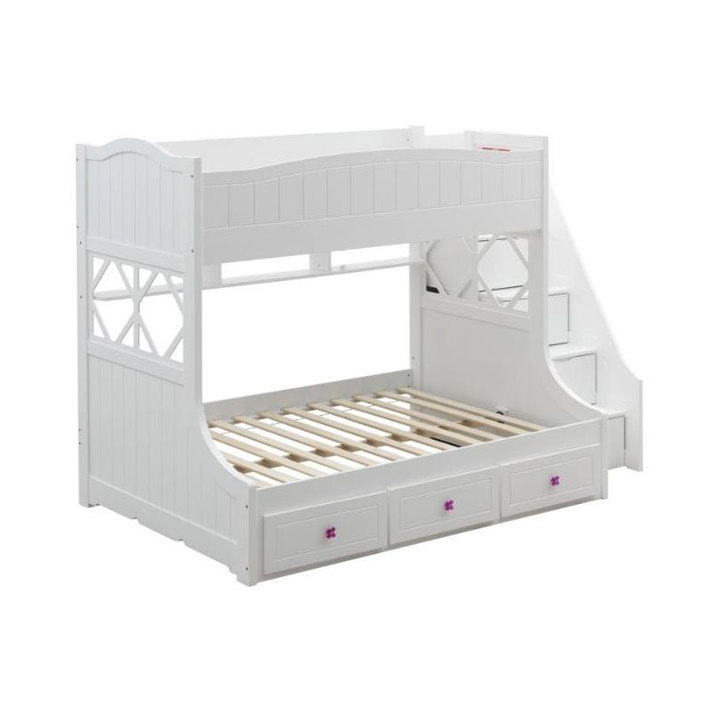 Acme Furniture Meyer 38150 Twin Over Full Storage Bunk Bed IMAGE 2