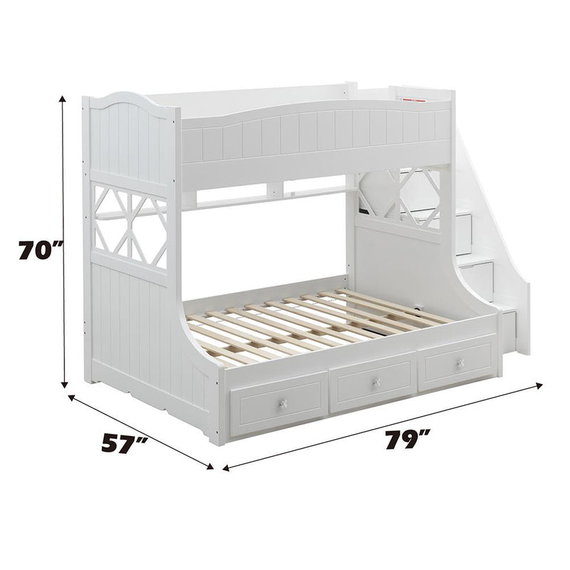 Acme Furniture Meyer 38150 Twin/Full Bunk Bed with Storage IMAGE 6