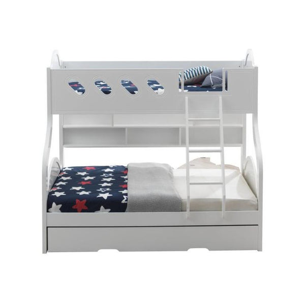 Acme Furniture Grover 38160/38165 Twin Over Full Storage Bunk Bed With Trundle IMAGE 1