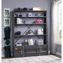 Acme Furniture Cargo 39887 Bookshelf & Ladder - Gunmetal IMAGE 4