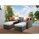 Acme Furniture Salena 45010 Patio Sectional & 2 Ottomans IMAGE 1