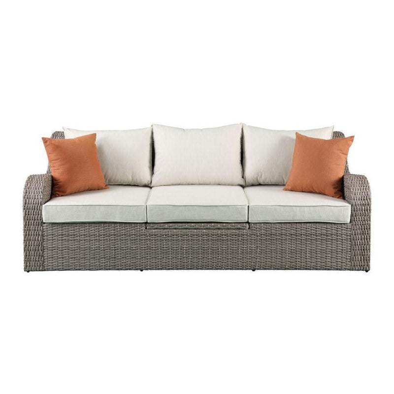 Acme Furniture Salena 45010 Patio Sectional & 2 Ottomans IMAGE 2