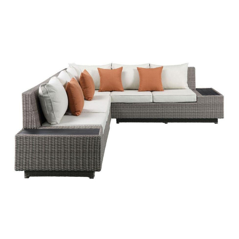 Acme Furniture Salena 45020 Patio Sectional & Cocktail Table IMAGE 3