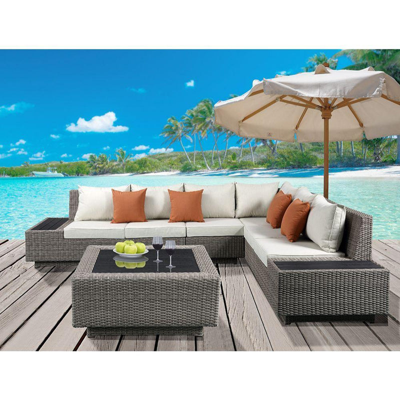 Acme Furniture Salena 45020 Patio Sectional & Cocktail Table IMAGE 9