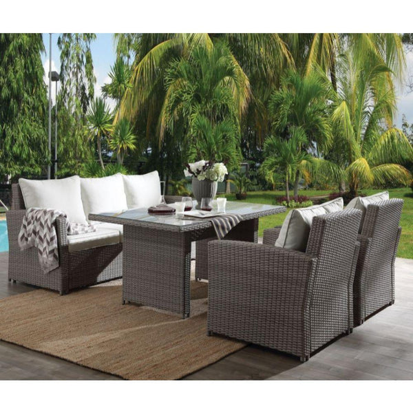 Acme Furniture Tahan 45070 4Pc Patio Set IMAGE 1