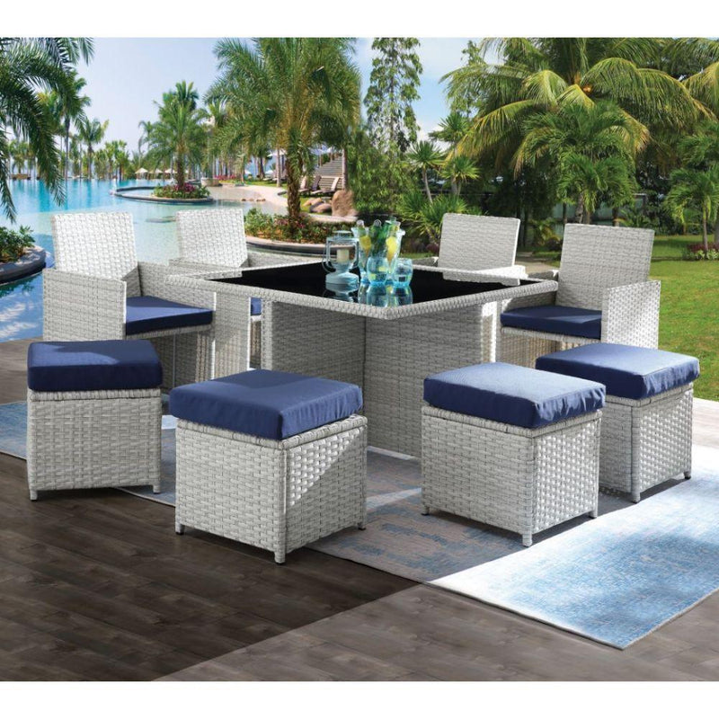 Acme Furniture Paitalyi 45075 9Pc Patio Set IMAGE 1