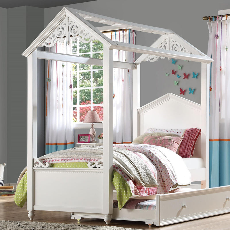 Acme Furniture Rapunzel 37345F/37348 Full Loft Bed with Trundle IMAGE 1