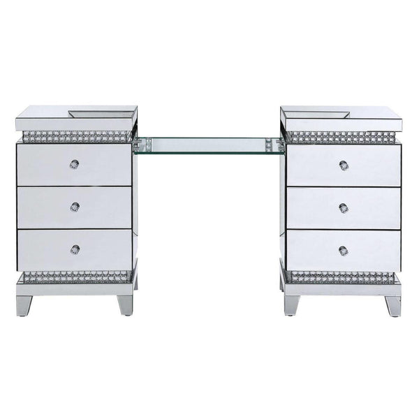 Acme Furniture Lotus 6-Drawer Vanity Table 90805 IMAGE 1