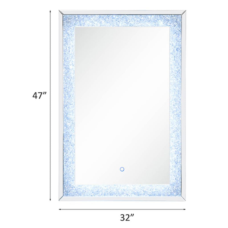 Acme Furniture Noralie 97706 Accent Mirror with LED IMAGE 5