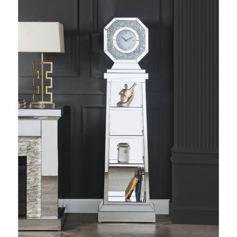 Acme Furniture Noralie 97736 Grandfather Clock IMAGE 4