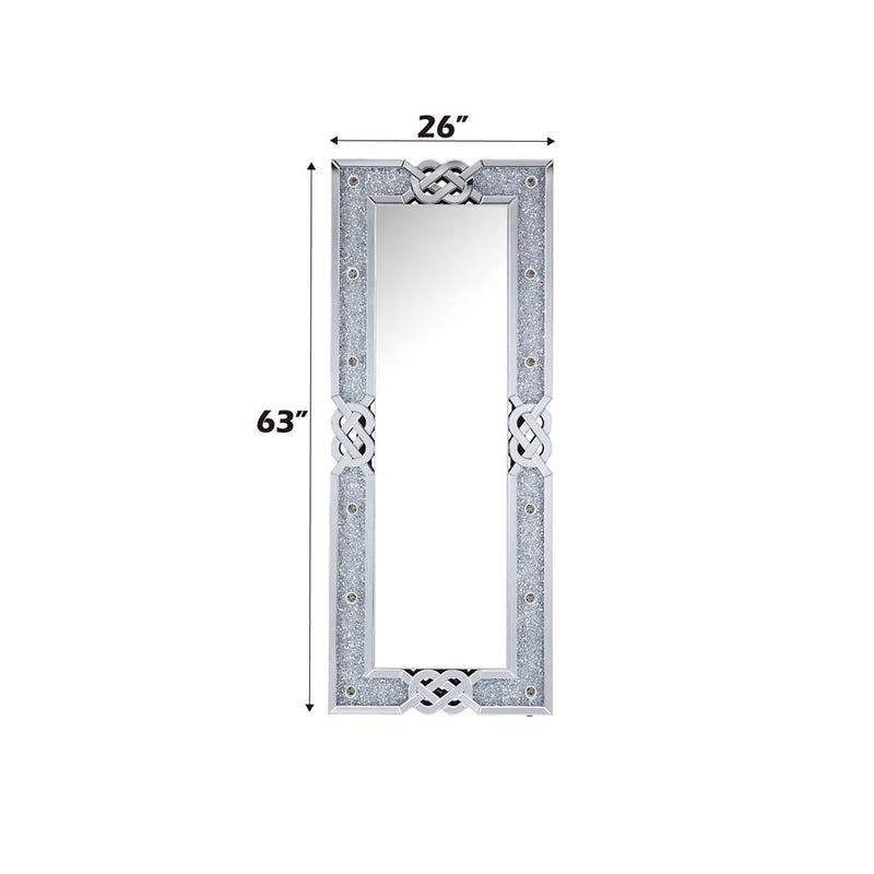 Acme Furniture Noralie 97758 Floor Mirror IMAGE 4