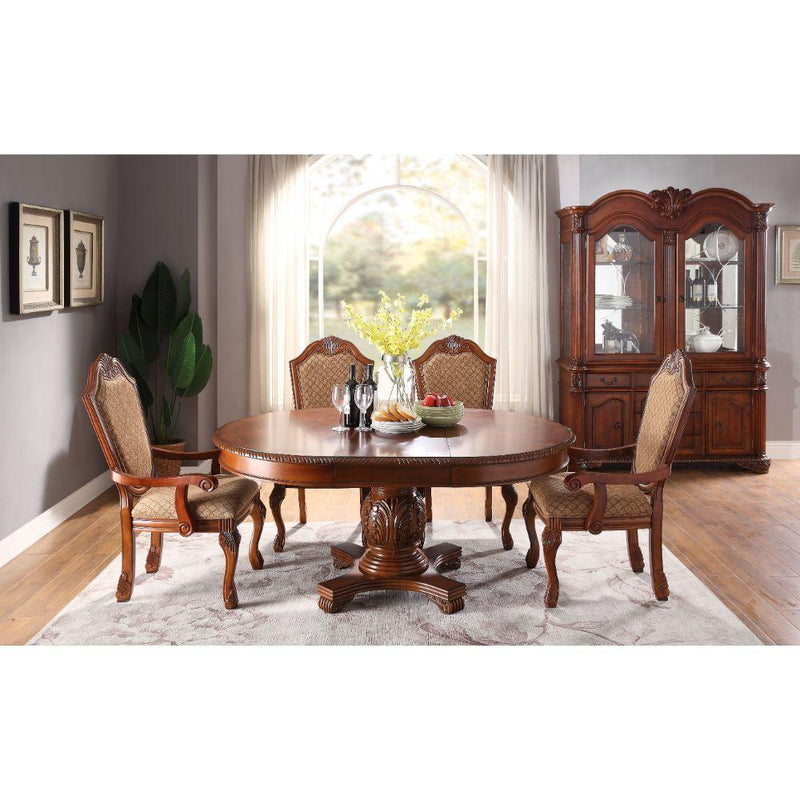 Acme Furniture Round Chateau De Ville Dining Table with Pedestal Base 64170 IMAGE 11