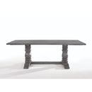 Acme Furniture Leventis Dining Table with Trestle Base 66180 IMAGE 2