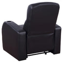  Coaster Furniture Cyrus 600001-S4B 4 pc Home Theater Seating IMAGE 4