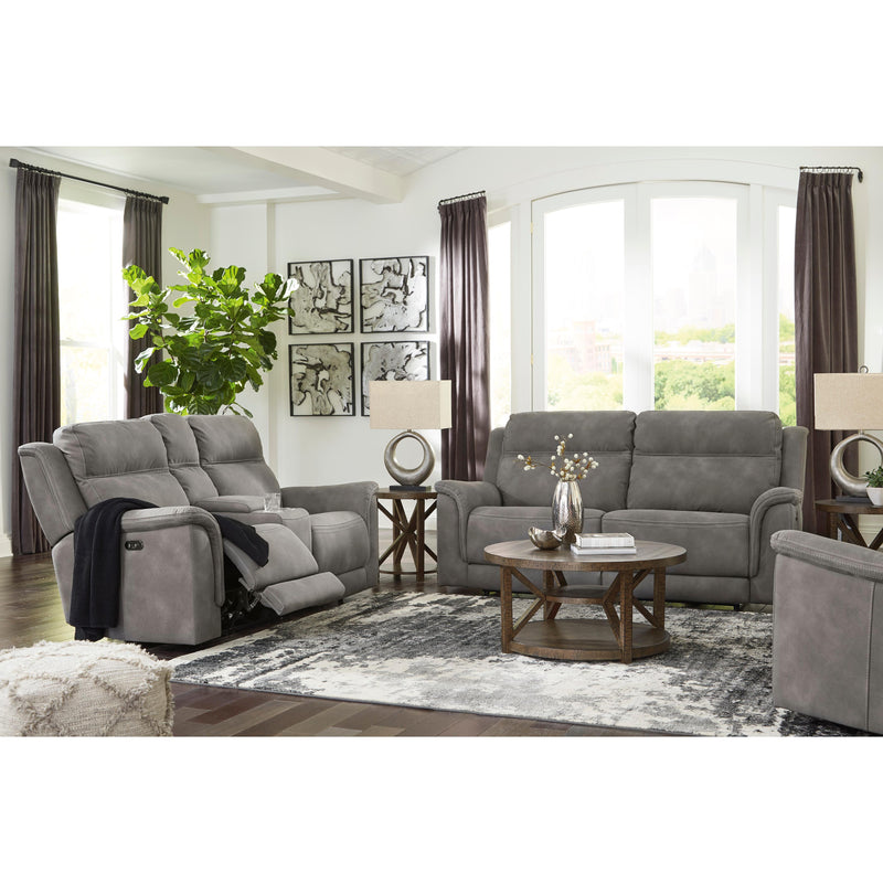 Signature Design by Ashley Next-Gen DuraPella Power Reclining Fabric Loveseat with Console 5930118 IMAGE 13