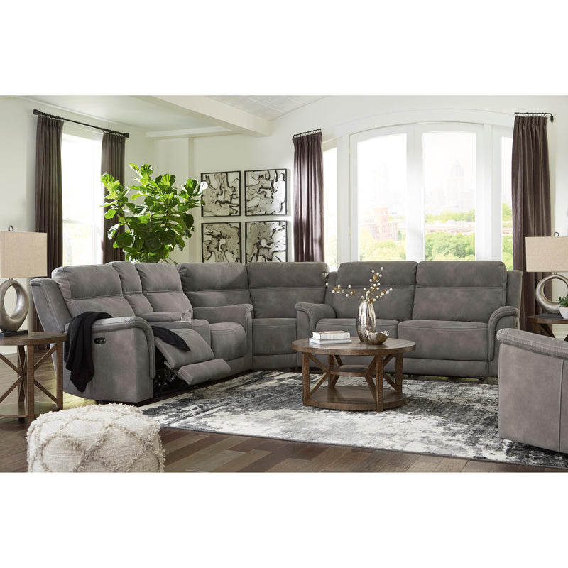 Signature Design by Ashley Next-Gen DuraPella Power Reclining Fabric Loveseat with Console 5930118 IMAGE 14