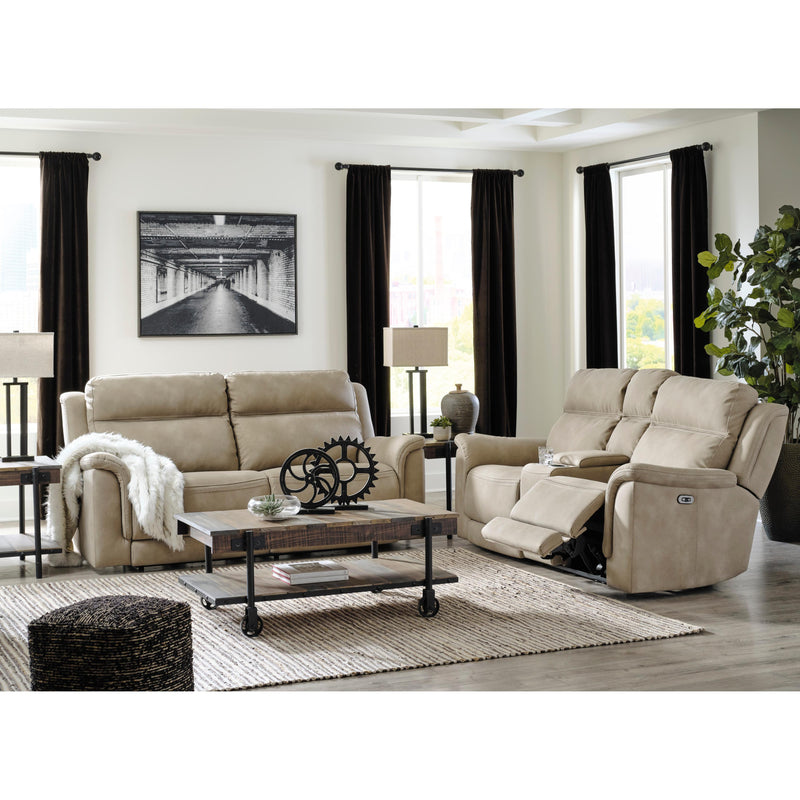 Signature Design by Ashley Next-Gen DuraPella Power Reclining Fabric Loveseat with Console 5930218 IMAGE 12