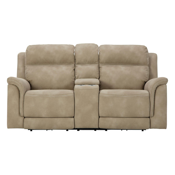 Signature Design by Ashley Next-Gen DuraPella Power Reclining Fabric Loveseat with Console 5930218 IMAGE 1