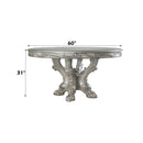 Acme Furniture Dresden 68180 Round Pedestal Dining Table IMAGE 5