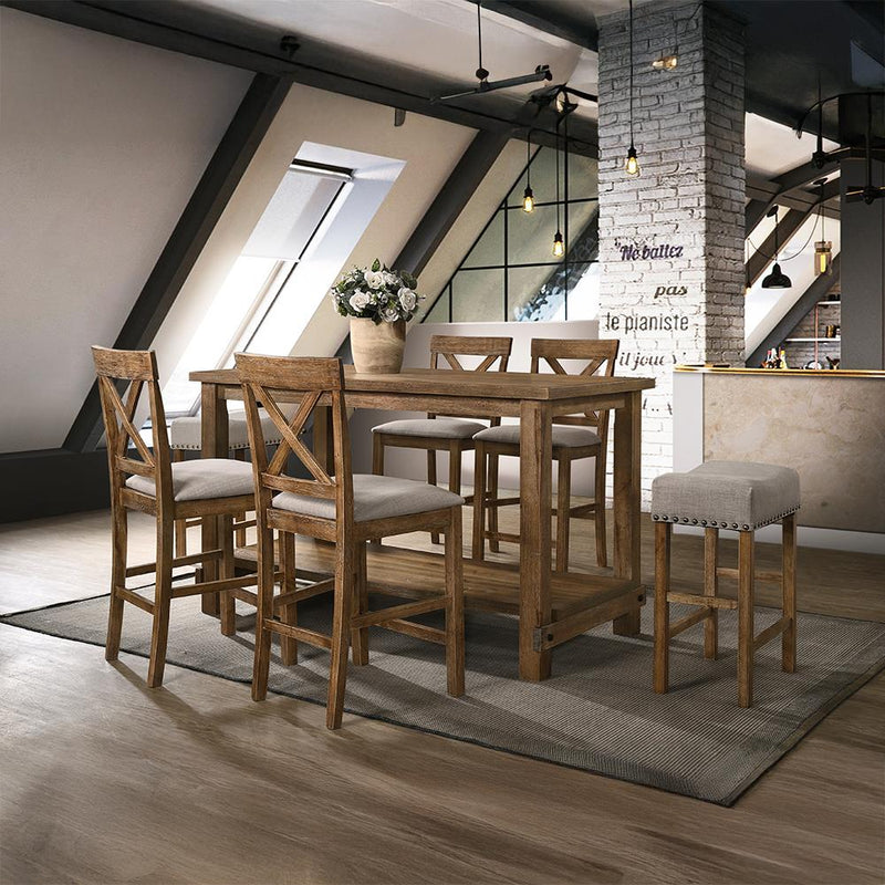 Acme Furniture Martha II 70830 Counter Height Table IMAGE 7