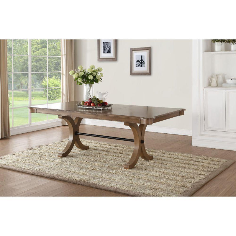 Acme Furniture Harald Dining Table with Trestle Base 71765 IMAGE 5