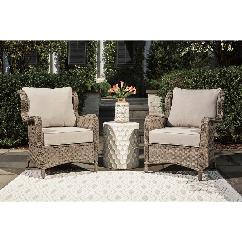 Signature Design by Ashley Outdoor Seating Lounge Chairs Clear Ridge P361-820 Lounge Chair with Cushion (2 per package) IMAGE 6