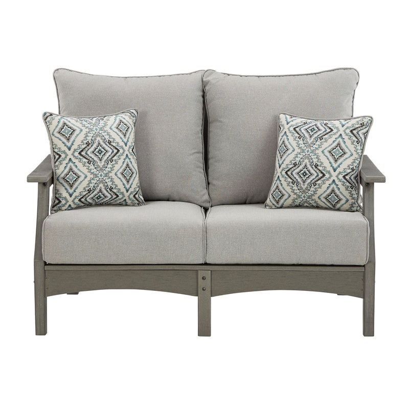 Signature Design by Ashley Visola P802-835 Loveseat with Cushion IMAGE 1