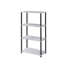 Acme Furniture 92737 Bookshelf - Antique White & Black IMAGE 1