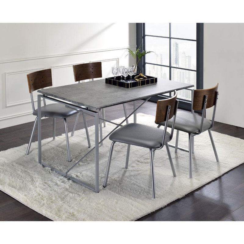 Acme Furniture Jurgen Dining Table with Trestle Base 72905 IMAGE 4