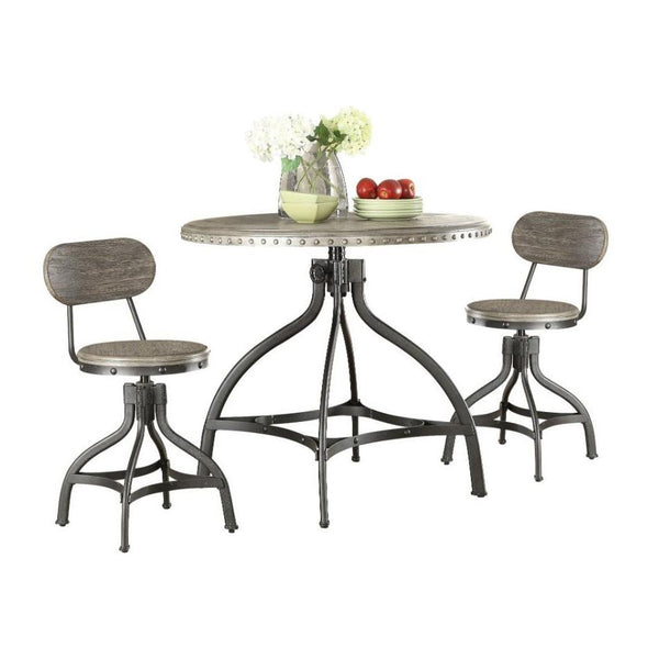 Acme Furniture Fatima 3 pc Counter Height Dinette 73130 IMAGE 1