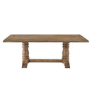 Acme Furniture Leventis Dining Table with Trestle Base 74655 IMAGE 3