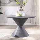 Acme Furniture Round Ansonia Dining Table with Pedestal Base 77830 IMAGE 1