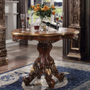 Acme Furniture Round Picardy Counter Height Dining Table with Pedestal Base 78220 IMAGE 1