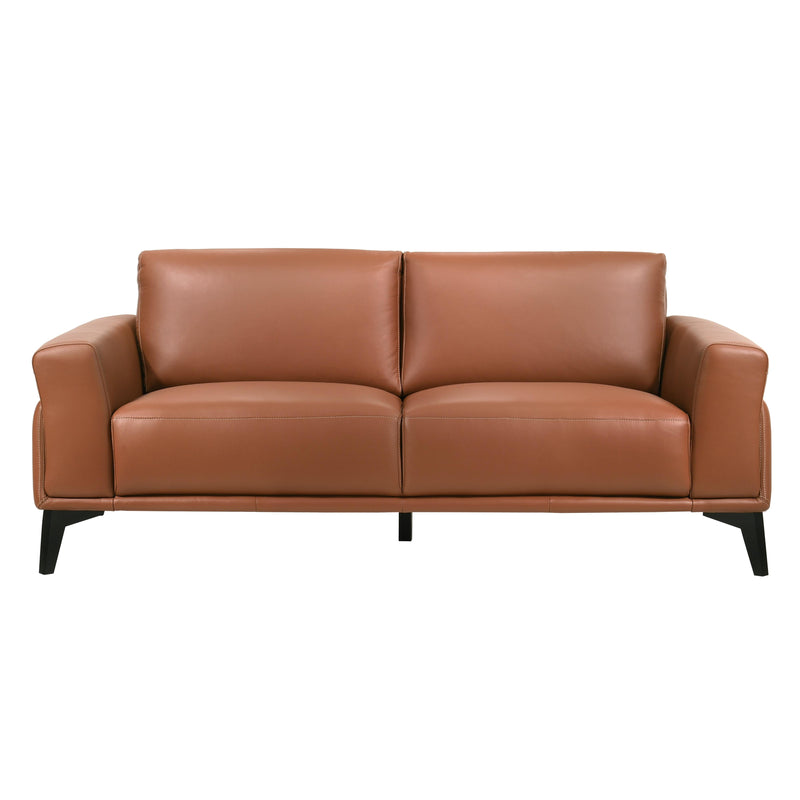 New Classic Furniture Como Stationary Leather Sofa L946-30-TCA IMAGE 1