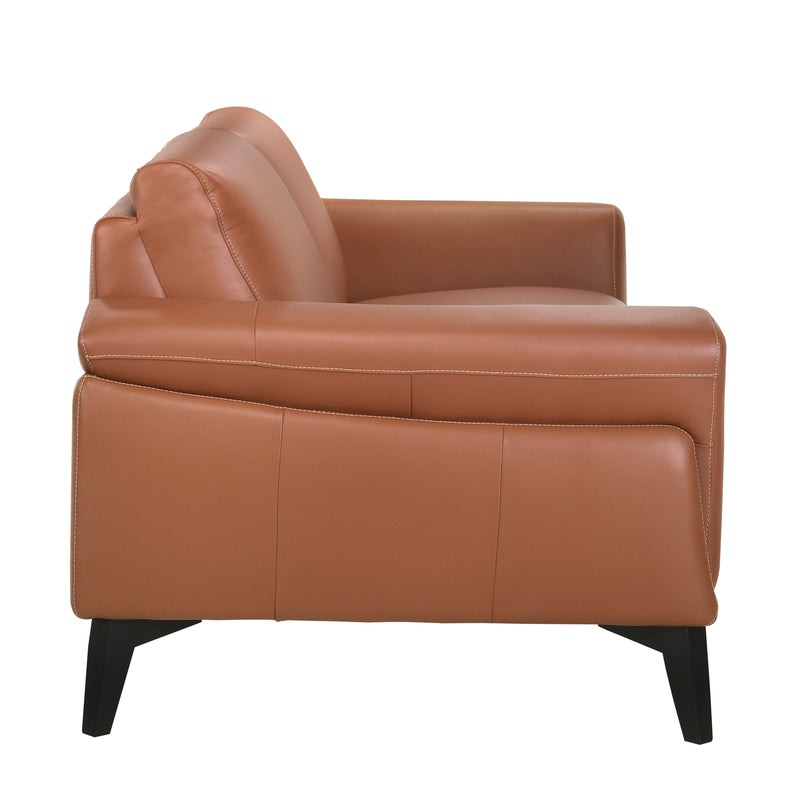 New Classic Furniture Como Stationary Leather Sofa L946-30-TCA IMAGE 3