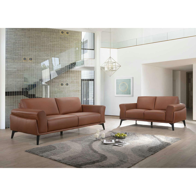 New Classic Furniture Como Stationary Leather Loveseat L946-20-TCA IMAGE 5