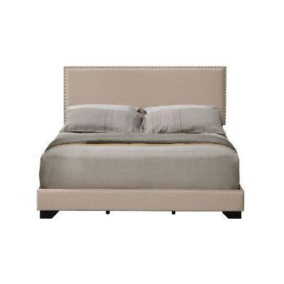 Acme Furniture Leandros Queen Upholstered Panel Bed 27420Q IMAGE 1