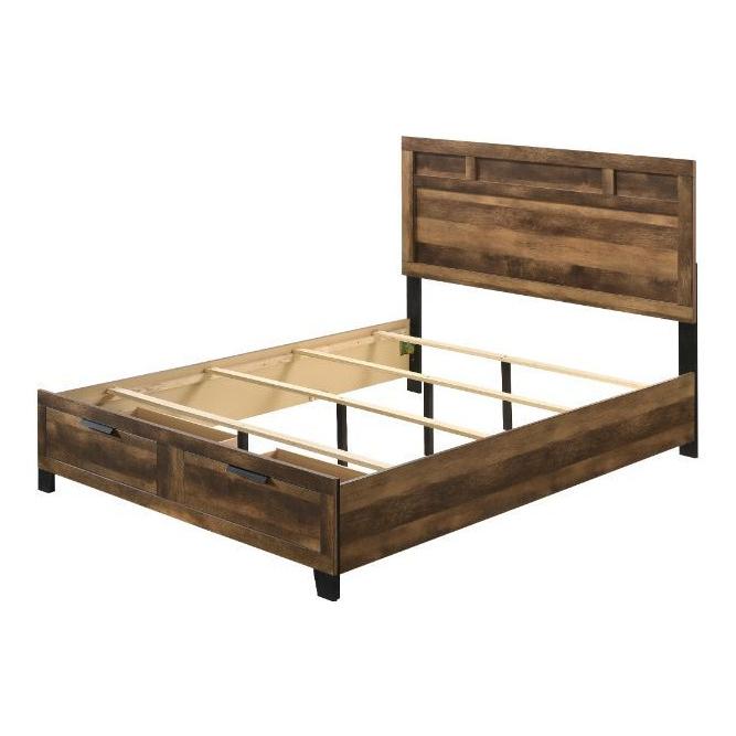 Acme Furniture Morales King Panel Bed with Storage 28587EK IMAGE 2