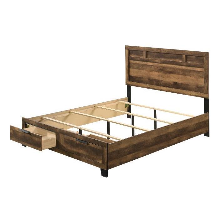 Acme Furniture Morales King Panel Bed with Storage 28587EK IMAGE 3