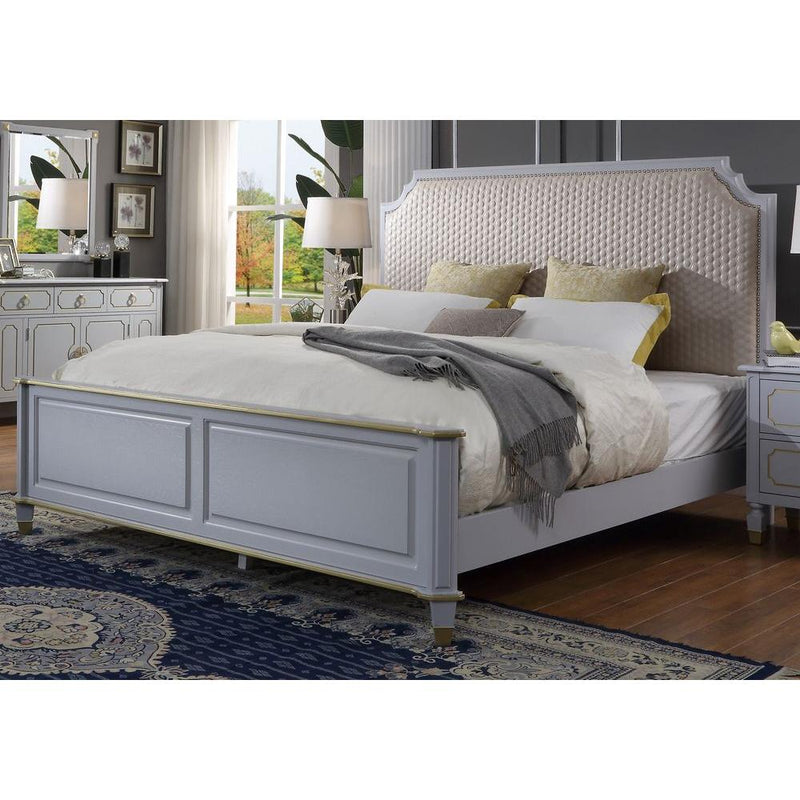 Acme Furniture House Marchese Queen Panel Bed 28880Q IMAGE 6