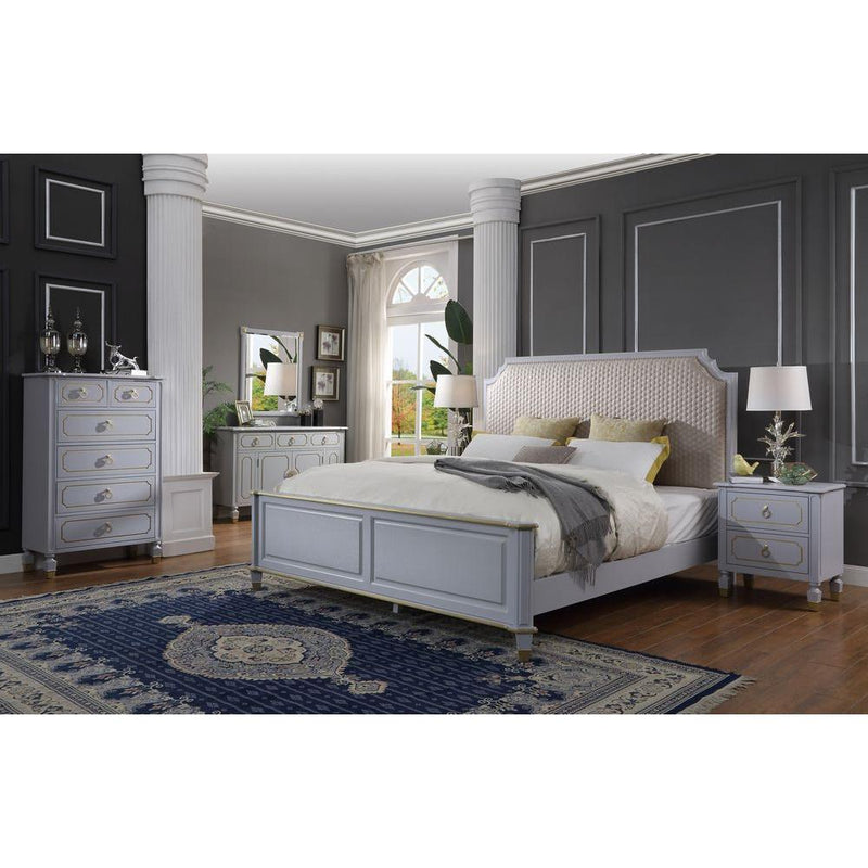 Acme Furniture House Marchese Queen Panel Bed 28880Q IMAGE 7